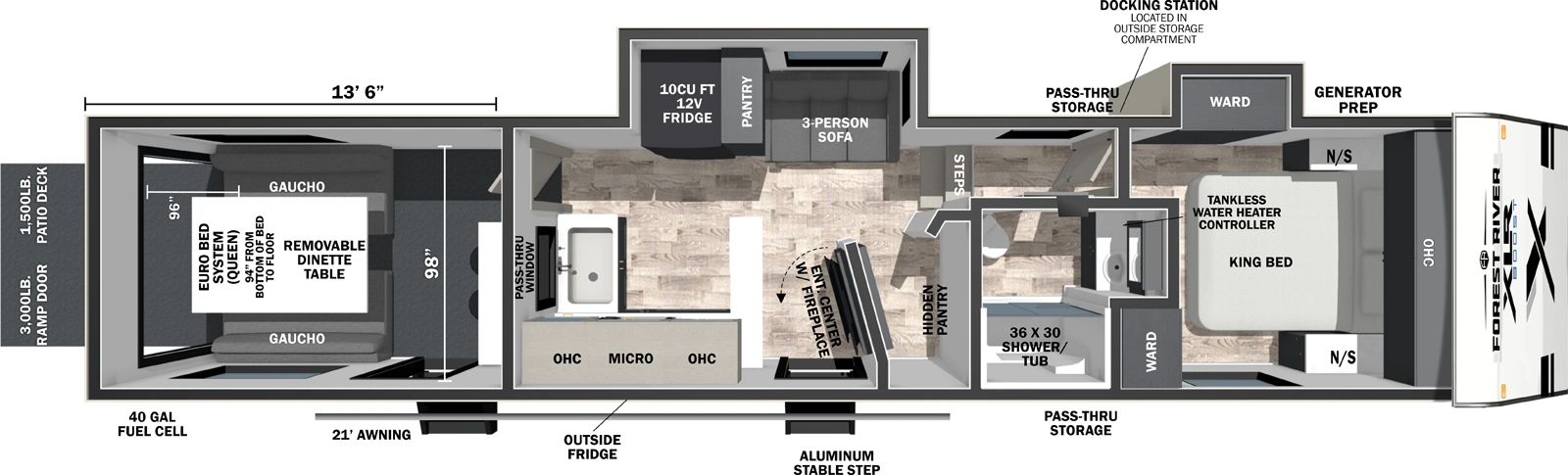 Xlr Boost 363BX Floorplan
